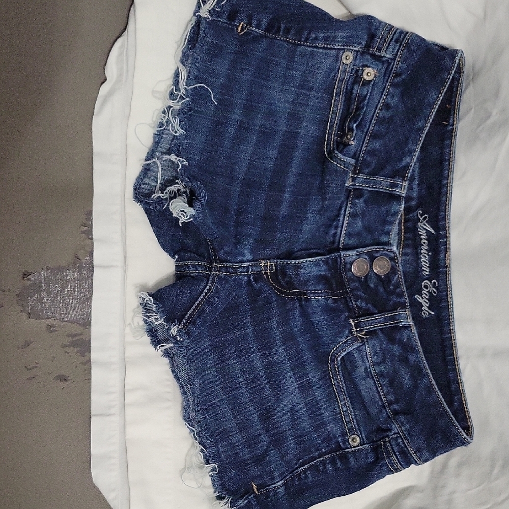 American Eagle Outfitters Women's Blue Denim Shorts
